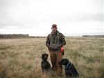 Running my dogs for my son on  youth only pheasant hunt.