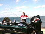 Warrior Boat Trappers Landing Leech Lk. 
 
Bob Auel Guide service 
Walker, Mn. 
218-836-2014