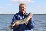 Wife and a Lac du Bonnet Walleye