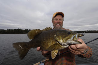 Lindner with smallmouth