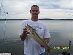 24" Walleye Caught (and Released) 7-8-07 
Bottle Lake