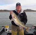 12lb fatty... w/ fatty fisherman. 11/18/2014. Ft Peck Reservoir, MT.