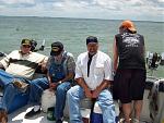Dad, Uncle Bug, myself, son Jr. fishing Lake Erie on Cousin Jerry's boat. 2005