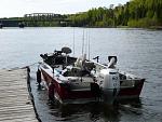 My 2001/Lund 1800/Pro-V/Tiller ready for a day on "Lac Suel" @ the North-end of the Reservoir.